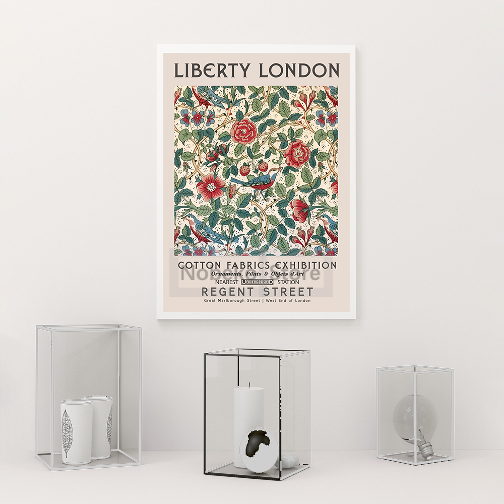 William Morris Exhibition Post - Home Textiles London ulasan dan harga