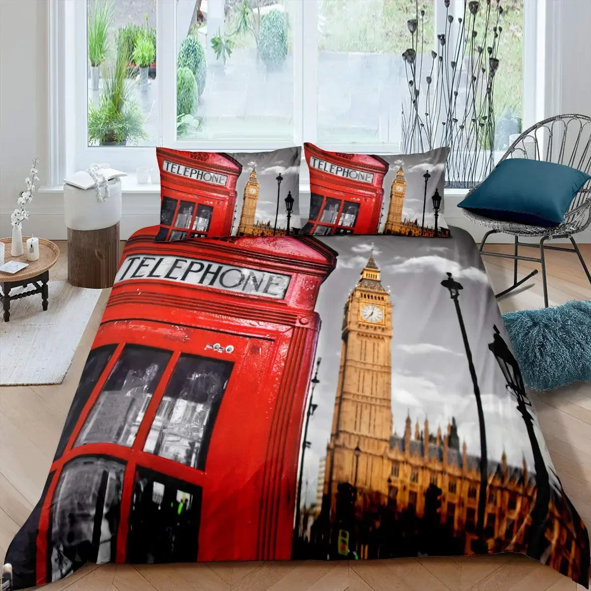 London Telephone Booth Comfort - Home Textiles London ulasan dan harga