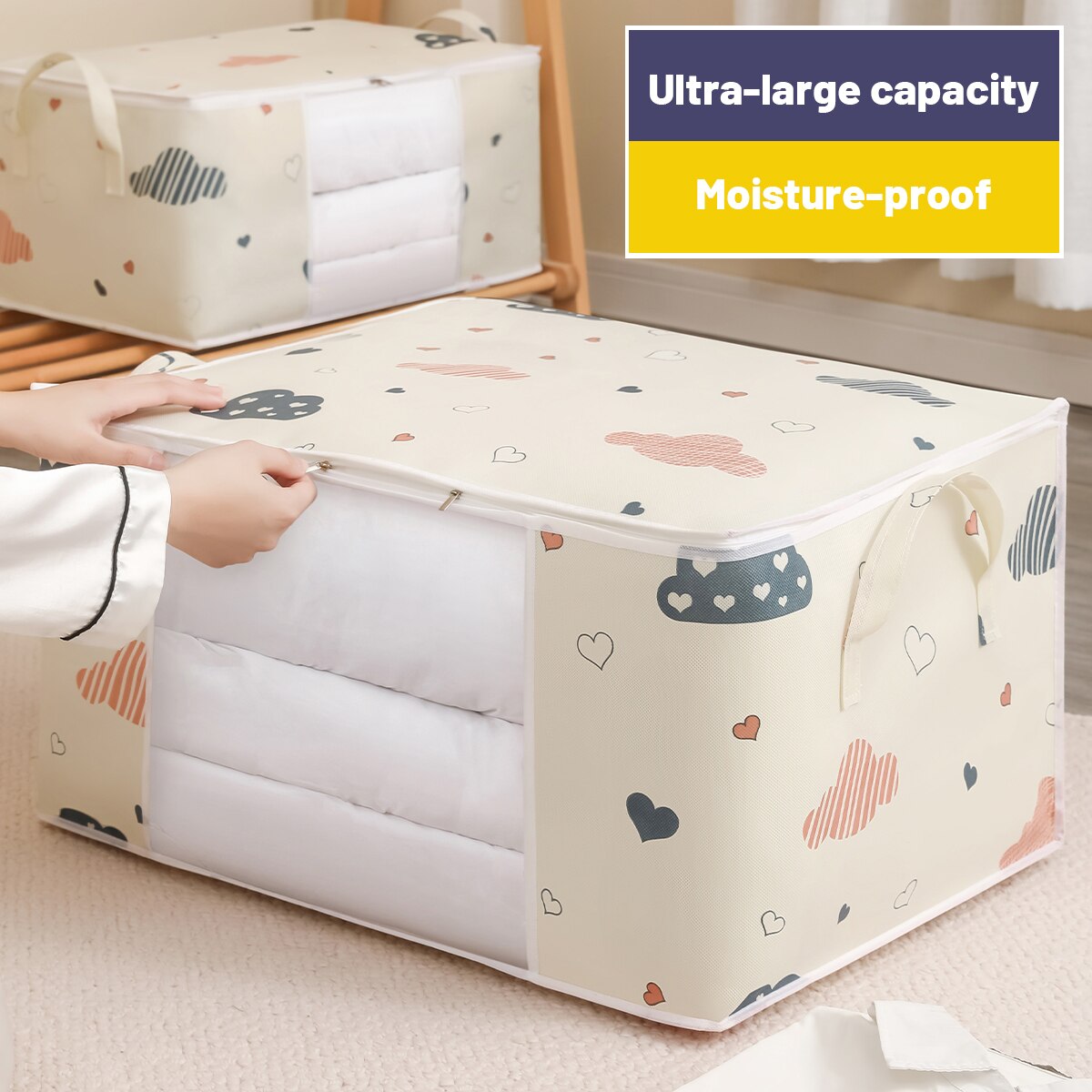 Large Capacity Clothes Storage - Home Textiles Blanket ulasan dan harga