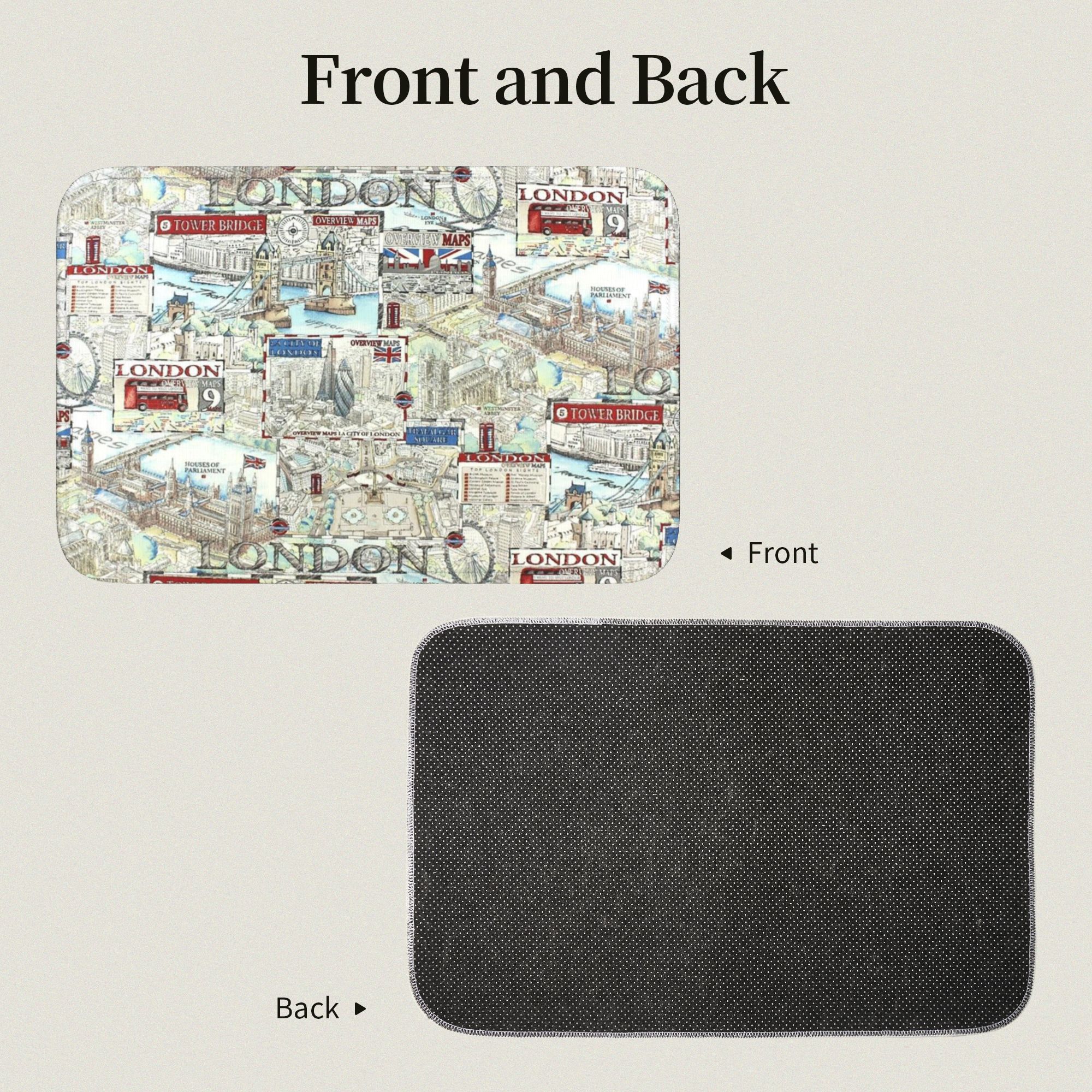 British Flag Print London Styl - Home Textiles London ulasan dan harga