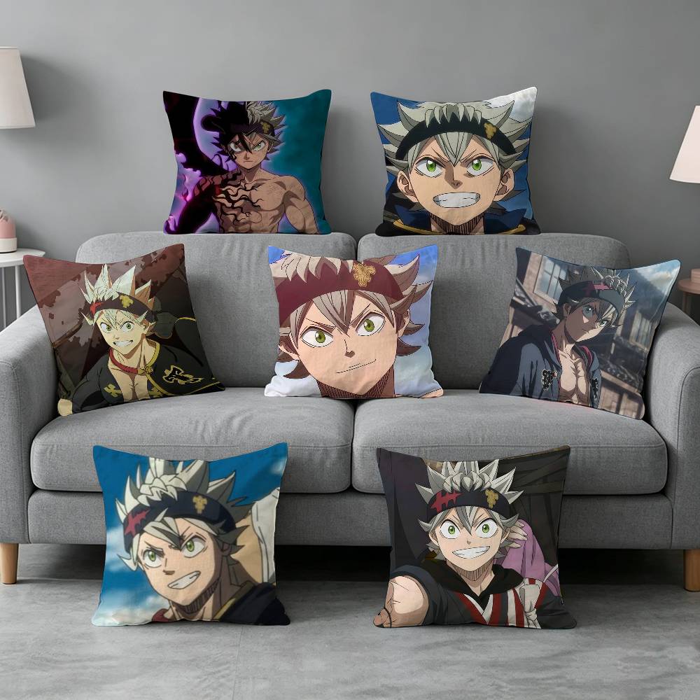 Black Clover-r Pillow cover gi - Home Textiles Definition ulasan dan harga