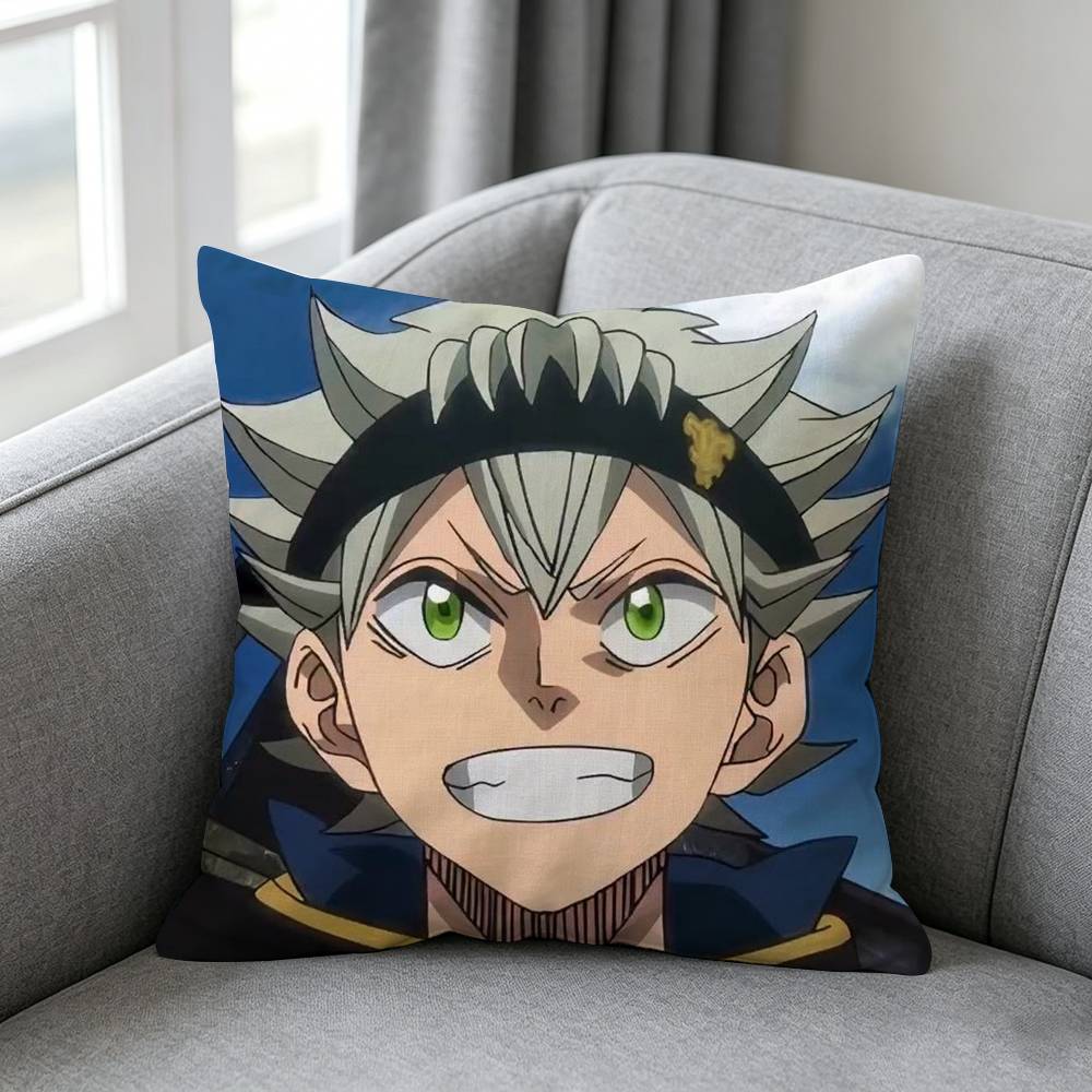 Black Clover-r Pillow cover gi - Home Textiles Definition ulasan dan harga