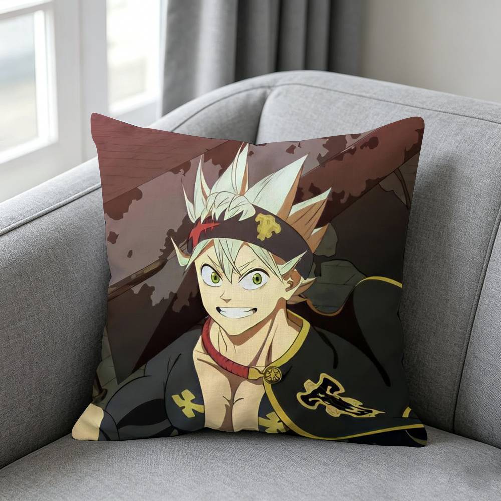 Black Clover-r Pillow cover gi - Home Textiles Definition ulasan dan harga